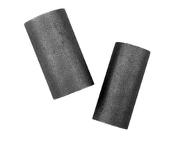 Stahlmuffe lang, I/I, sandgestrahlt