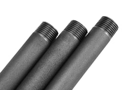 1/2" Rohre für Temperguss Fittings, ab 1200 mm