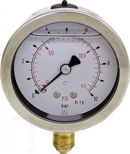 Glycerin-Manometer, im Set