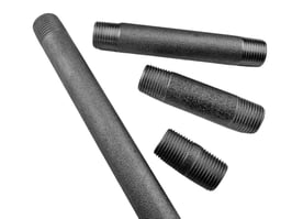 1/2" Gewinderohr für Möbel aus Stahl