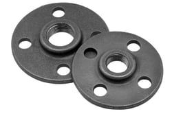 Industrieflansch Temperguss schwarz, Nr. 321