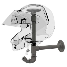 Elmetto - Motorrad-Garderobe mit Helmhalter