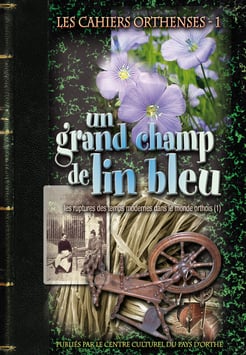 UN GRAND CHAMP DE LIN BLEU