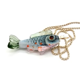 Fisch-Anhänger "Graufisk Silber"