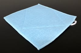 K&M Produkte Microfaser-Spühltuch mit eingewebten Schwamm