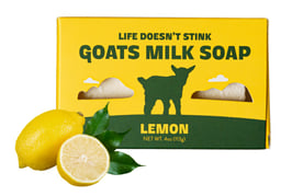 Lemon Goat’s Milk Soap (4oz / 113g)