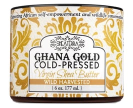 Ghana Gold Shea Butter (Virgin Pressed) (6oz / 177ml)