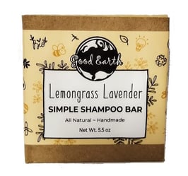 Lemongrass Lavender Shampoo Bar (5.5oz / 180g)