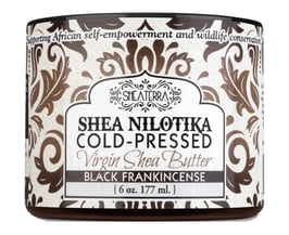 Shea Nilotik’ Cold Pressed Virgin Shea Butter DAKARA FRANKINCENSE (6oz / 177ml)
