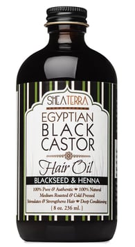 Egyptian Black Castor Oil (Blackseed & Henna) (8oz / 236ml)