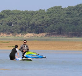 Cours particuliers planche à voile 3 pers