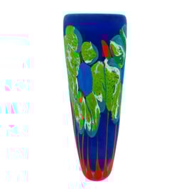 blaue Vase von J.L. Garcin
