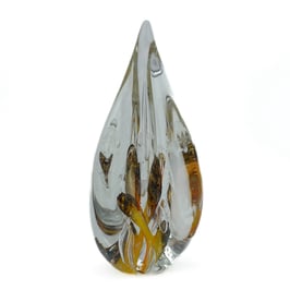 Glasskulptur "Flamme" von Antoine Pierini