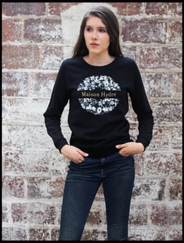 Sweat shirt Femme "La couronne de fleurs"