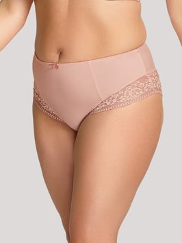 Roxie Misty Rose High Waisted Brief