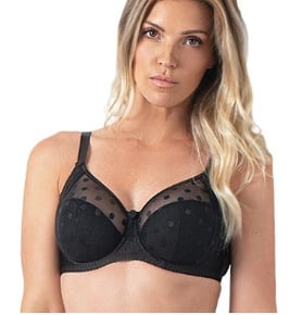 Carmen Polka-Dot in Black