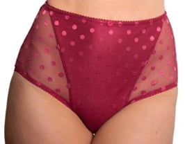 Brief Polka-Dot in Deep Red