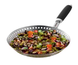 Feuerdesign Tischgrill by Limatec Edelstahl Grill- und Gemüsepfanne