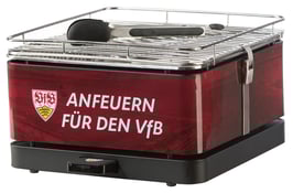 Feuerdesign Tischgrill by Limatec Teide Holzkohle-Tischgrill VfB Stuttgart Edition - Limitierte Auflage