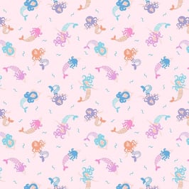 Mermaids on pink, Lewis & Irene 06745550818