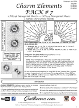 Charm Elements: Pack #7, Quiltworx, Judy Niemeyer