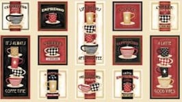 Coffee Always, Panel, Wilmington Prints 05014150723