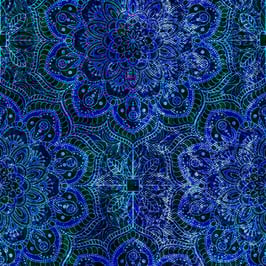 Bluegrass, Floral Rhapsody, Hoffman Fabrics 02285150721