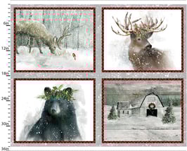 Dreaming of a Farmhouse Christmas, Panel, 3Wishes 08385050723