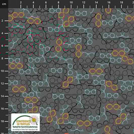 Brillen auf Grau, Best Bits, stoffabrics