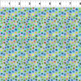 Punkte auf Blau, Jungle Friends, In The Beginning Fabrics 02118950822