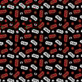 Black Star Wars Tossed Icons , Camelot Design Studio 12343650720