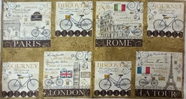 A Ticket in Hand, Panel, Wilmington Prints 09709550715