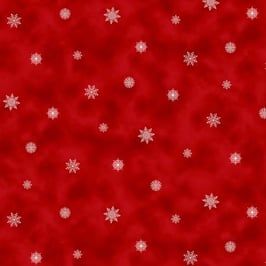 Red Small Snowflake, Holiday Happy Place, Jan Shade Beach, Henry Glass 06427150722