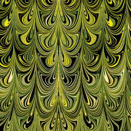 Needle Stars, Chandelier Lime, Paula Nadelstern, Benartex 09194950923