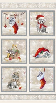 A Purr-fect Holiday Season, Panel, Blank Quilting Corp. 10108050825