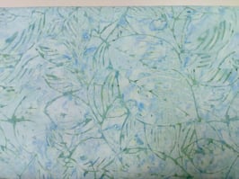 Türkise Blätter, Batik, Timeless Treasures, 10131050915