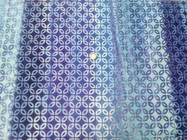 Blaue Ovale auf blauem Farbverlauf, Batik, Anthology Fabrics, 01122550817