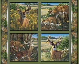 Feast In Wood Deer, Wild Wings, Panel 02534850418