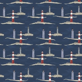 Sea & Shore, Lighthouses Navy, Windham 06293050424