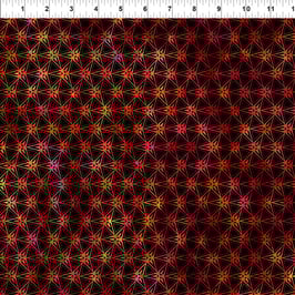 Sci-Fi, Stellar Red, In The Beginning Fabrics 09059850822