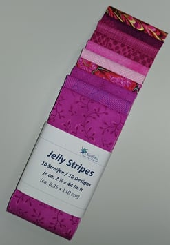 Jelly Stripes, Pink, 10 verschiedene Streifen