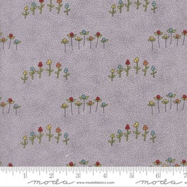 Blumen auf grau, The Treehouse Club, Sweetwater, Moda, 10072750617