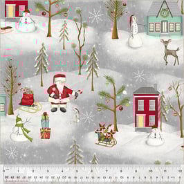 A Very Terri Christmas, Snow Day Silver, Terri Degenkolb, Windham Fabrics 11118050824