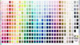 Multi Kona Solids Printed Color Chart, Kona Cotton, Robert Kaufman 02049350722