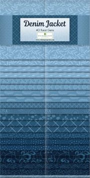 Denim Jacket, 2, 1/2"-Streifen, Basics, Wilmington Prints