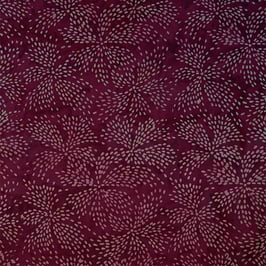 Kuiva Rusina, Weinrot, Batik by Mirah, 08056750715