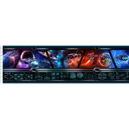 Sci-Fi, Border, In The Beginning Fabrics 09019850822