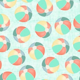 Turquoise Beach Balls, Beach Travel Collection, Beth Albert, 3 Wishes 03120950521