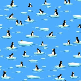 Sky Blue Penguins, Burr The Polar Bear, Susybee 06248050722