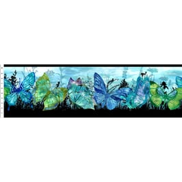 1JYN2 Bordüre Blue, Elysian, In The Beginning Fabrics 06019250624